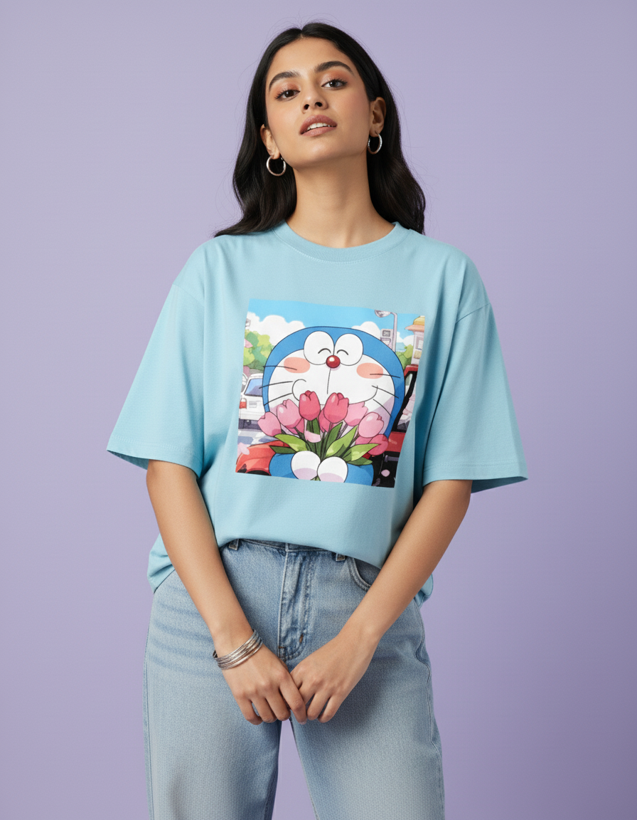 Doremon Oversized T-Shirt