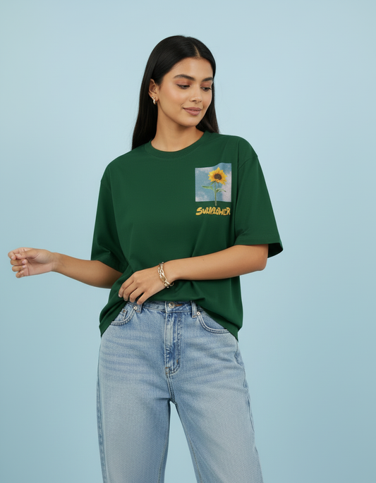 Sunflower Oversized T-Shirt