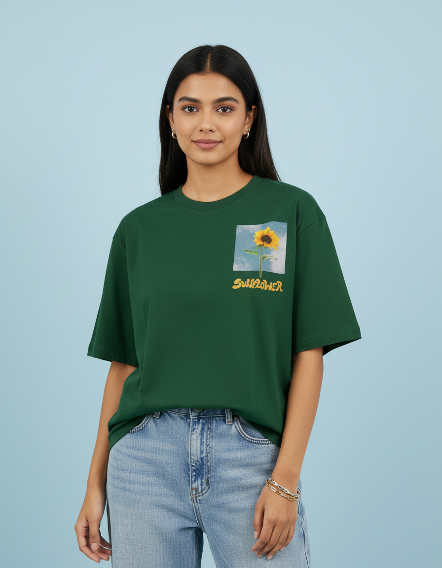 Sunflower Oversized T-Shirt